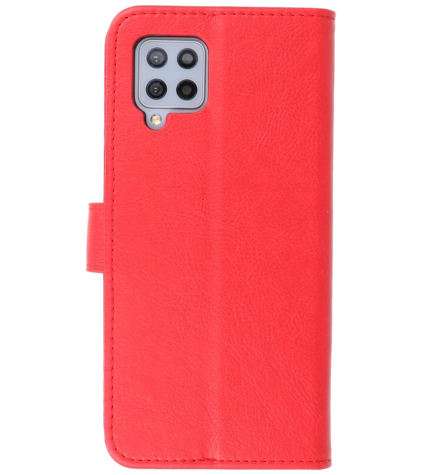 Bookstyle Wallet Cases Hoesje voor Samsung A42 5G Rood