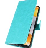 Bookstyle Wallet Tasker Taske til Samsung Galaxy A42 5G Grøn