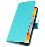 Bookstyle Wallet Tasker Taske til Samsung Galaxy A42 5G Grøn