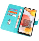 Bookstyle Wallet Cases Hülle für Samsung Galaxy A42 5G Grün