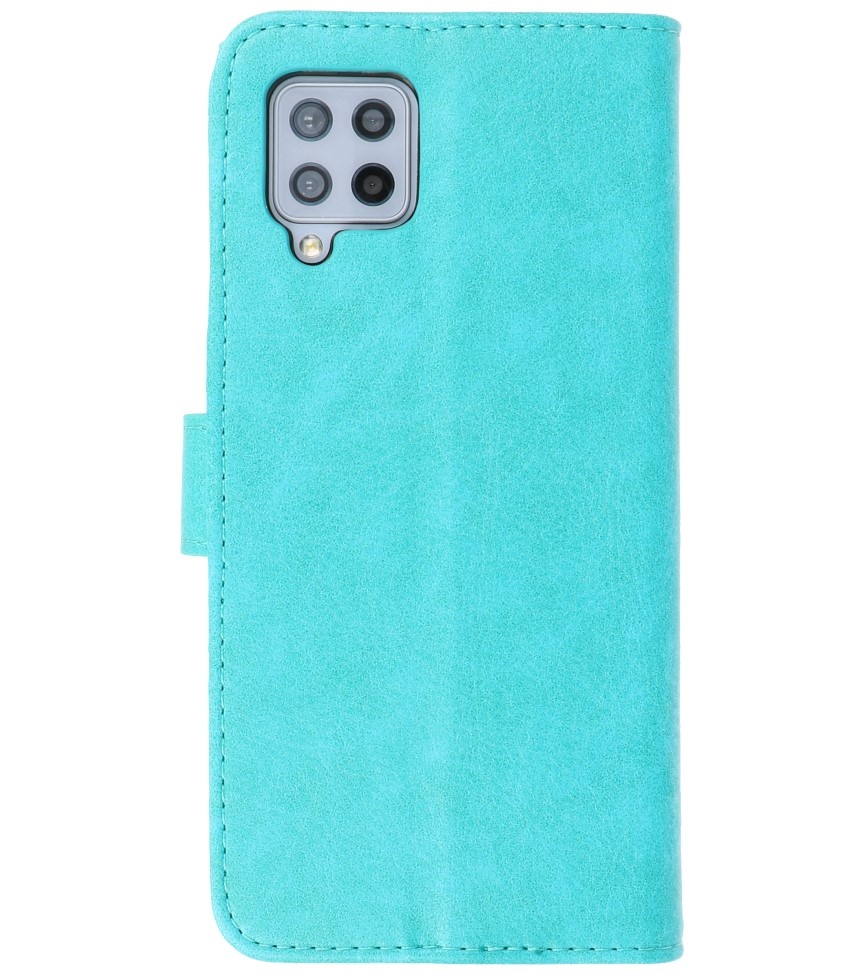 Bookstyle Wallet Cases Hülle für Samsung Galaxy A42 5G Grün