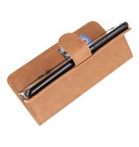 Custodia a portafoglio Bookstyle per Samsung Galaxy A42 5G marrone