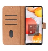 Custodia a portafoglio Bookstyle per Samsung Galaxy A42 5G marrone