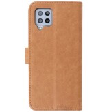 Custodia a portafoglio Bookstyle per Samsung Galaxy A42 5G marrone