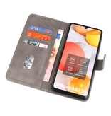 Bookstyle Wallet Cases Case for Samsung Galaxy A42 5G Gray
