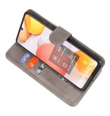 Bookstyle Wallet Cases Case for Samsung Galaxy A42 5G Gray