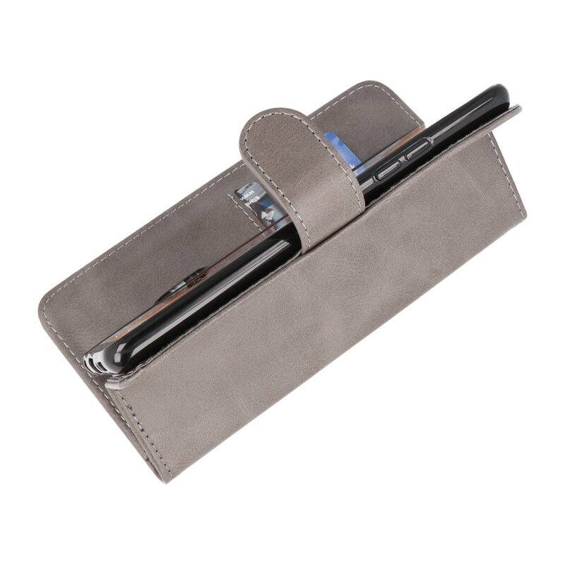 Bookstyle Tegnebog Etui til Samsung Galaxy A42 5G Grå