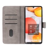 Bookstyle Wallet Cases Case for Samsung Galaxy A42 5G Gray