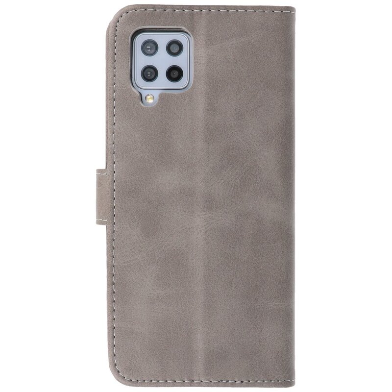 Bookstyle Wallet Cases Case for Samsung Galaxy A42 5G Gray