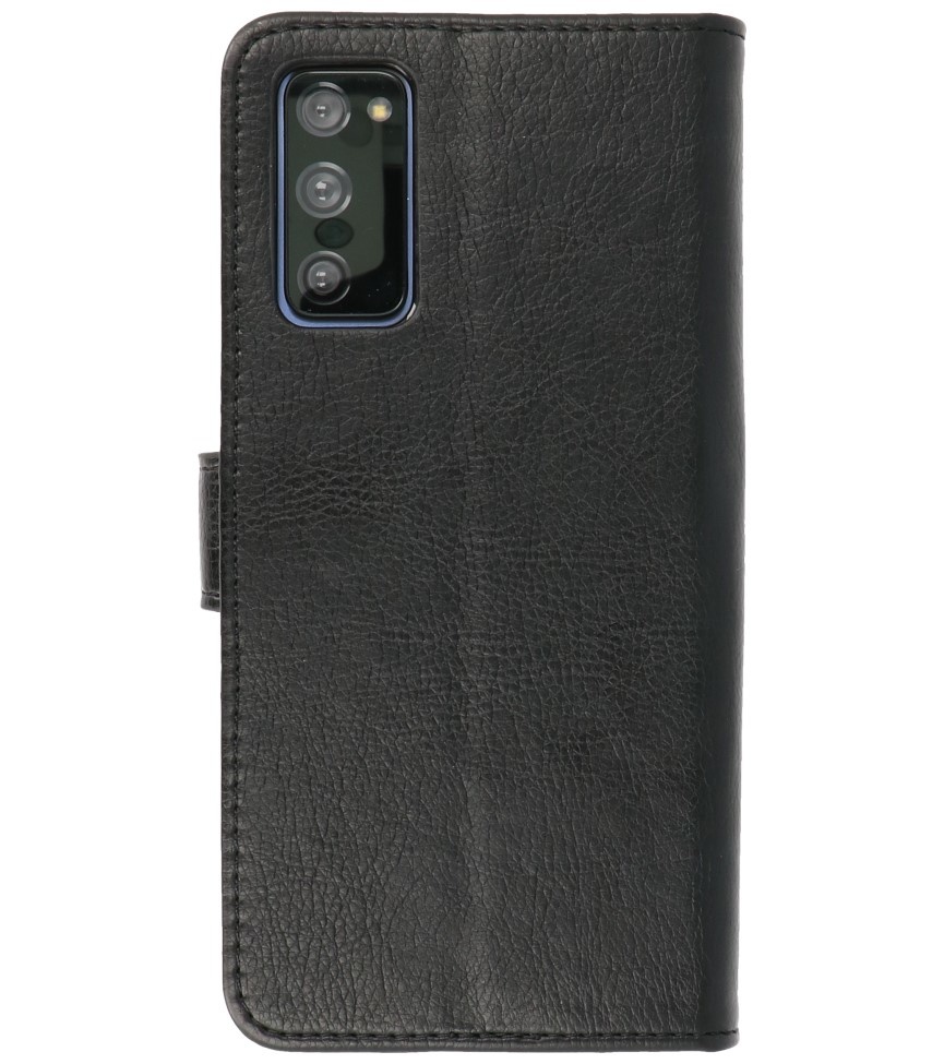 Custodia a portafoglio Bookstyle per Samsung Galaxy S20 FE nera