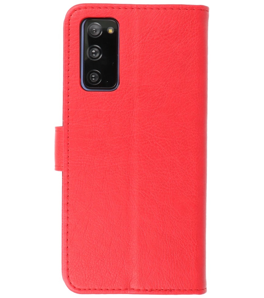 Bookstyle Wallet Cases Case for Samsung Galaxy S20 FE Red