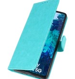 Bookstyle Wallet Cases Hoesje voor Samsung Galaxy S20 FE Groen