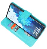 Bookstyle Wallet Cases Hoesje voor Samsung Galaxy S20 FE Groen