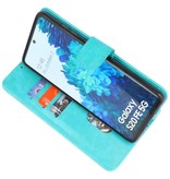 Bookstyle Wallet Cases Hülle für Samsung Galaxy S20 FE Green