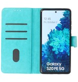 Custodia a portafoglio Bookstyle per Samsung Galaxy S20 FE Green