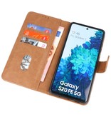 Bookstyle Wallet Cases Hoesje voor Samsung Galaxy S20 FE Bruin