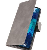Bookstyle Wallet Cases Hoesje voor Samsung Galaxy S20 FE Grijs