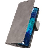 Étuis Portefeuille Bookstyle pour Samsung Galaxy S20 FE Gris