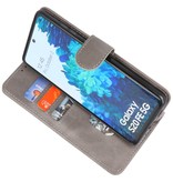 Bookstyle Wallet Cases Hoesje voor Samsung Galaxy S20 FE Grijs