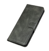 Custodia a libro in pelle PU per Samsung Galaxy S21 verde scuro