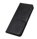 Pull Up PU Leder Bookstyle Hoesje voor Samsung Galaxy S21 Plus Zwart