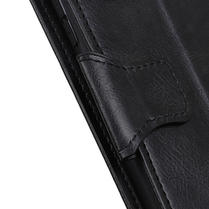 Custodia a libro in pelle PU per Samsung Galaxy A72 5G nera