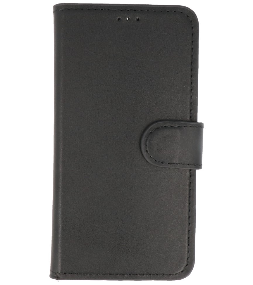 MF Handmade 2 in 1 Leather Bookstyle Case for iPhone 12 Mini Black