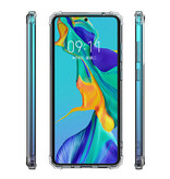 Shockproof transparent TPU case for Samsung Galaxy S21 Ultra