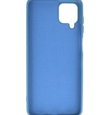 Carcasa de TPU en color de moda Samsung Galaxy A12 Azul marino