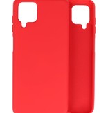 Coque en TPU Fashion Color Samsung Galaxy A12 Rouge