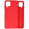 Carcasa de TPU de color de moda de 2.0 mm de espesor para Samsung Galaxy A12, rojo