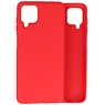 Custodia in TPU di colore moda spesso 2,0 mm per Samsung Galaxy A12 rossa