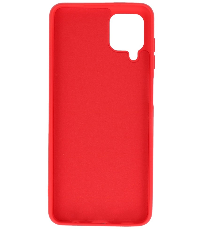 Fashion Color TPU Case Samsung Galaxy A12 Red