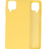 Carcasa Fashion Color TPU Samsung Galaxy A12 Amarillo