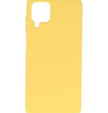 Mode Farbe TPU Fall Samsung Galaxy A12 Gelb