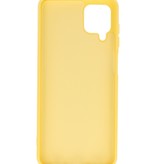 Fashion Color TPU Case Samsung Galaxy A12 Yellow