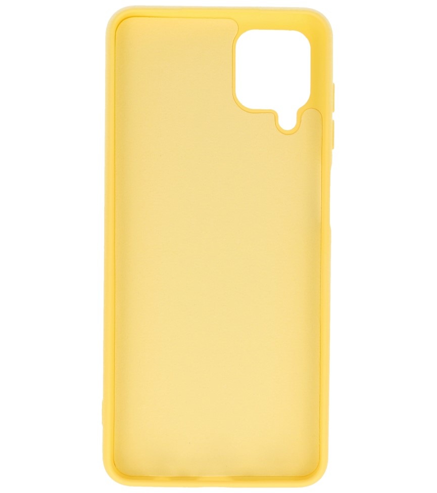 Carcasa Fashion Color TPU Samsung Galaxy A12 Amarillo