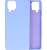 Estuche de TPU en color de moda Samsung Galaxy A12 Morado