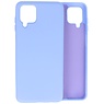 Carcasa De TPU De Color De Moda Gruesa De 2.0mm Para Samsung Galaxy A12 Púrpura