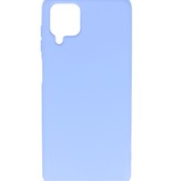 Mode farve TPU taske Samsung Galaxy A12 Lilla