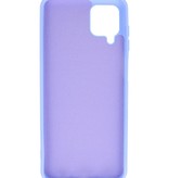 Estuche de TPU en color de moda Samsung Galaxy A12 Morado