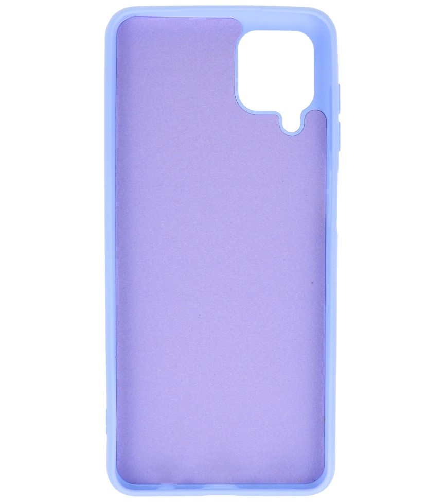 Estuche de TPU en color de moda Samsung Galaxy A12 Morado