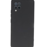 Custodia in TPU color moda per Samsung Galaxy A42 5G nera