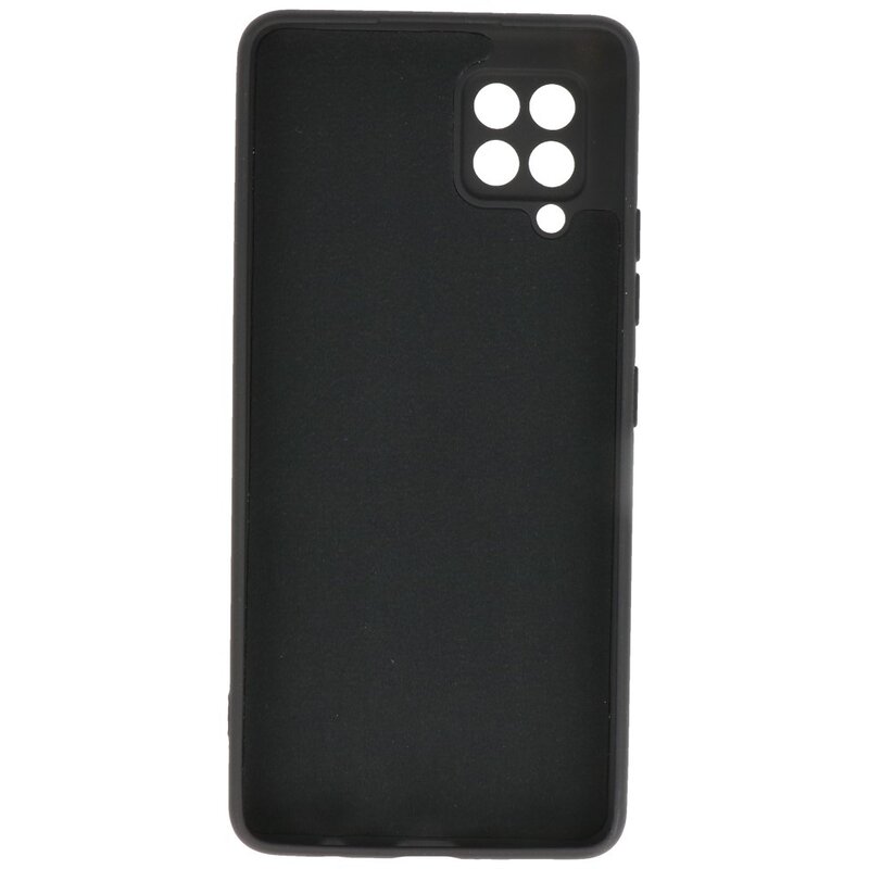 Custodia in TPU color moda per Samsung Galaxy A42 5G nera