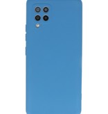 Estuche de TPU en color de moda para Samsung Galaxy A42 5G Azul marino