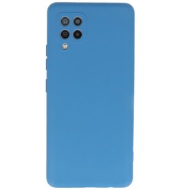 2,0 mm tyk mode farve TPU taske Samsung Galaxy A42 5G Navy
