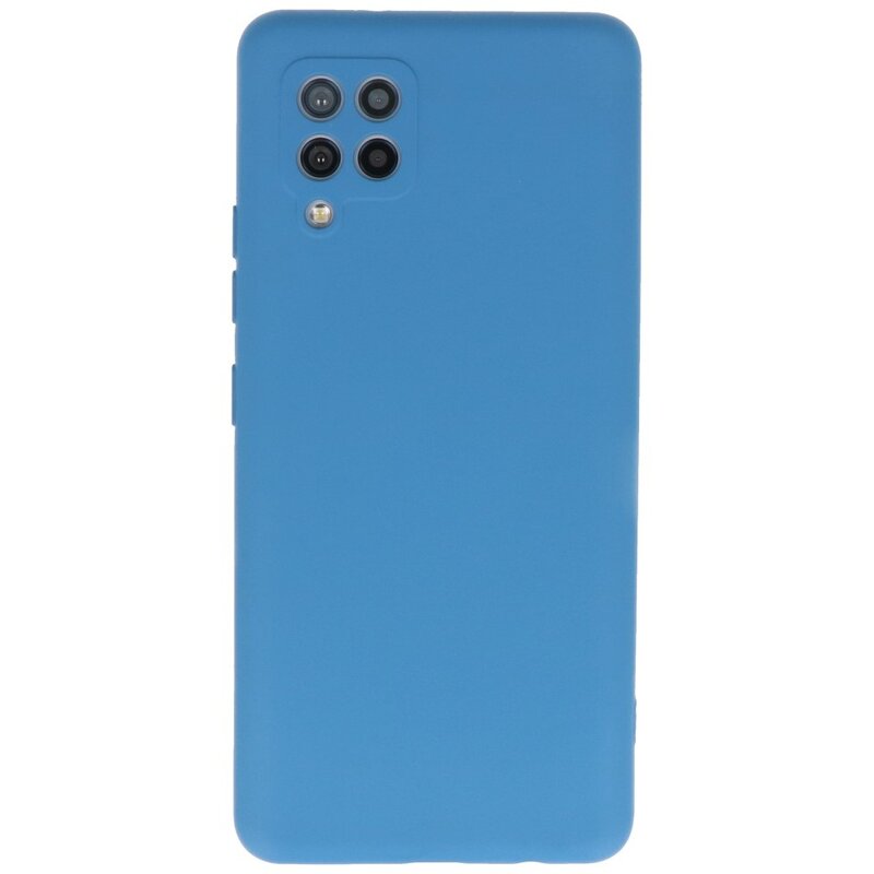 Mode Farbe TPU Fall Samsung Galaxy A42 5G Navy