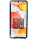 Mode Farbe TPU Fall Samsung Galaxy A42 5G Navy