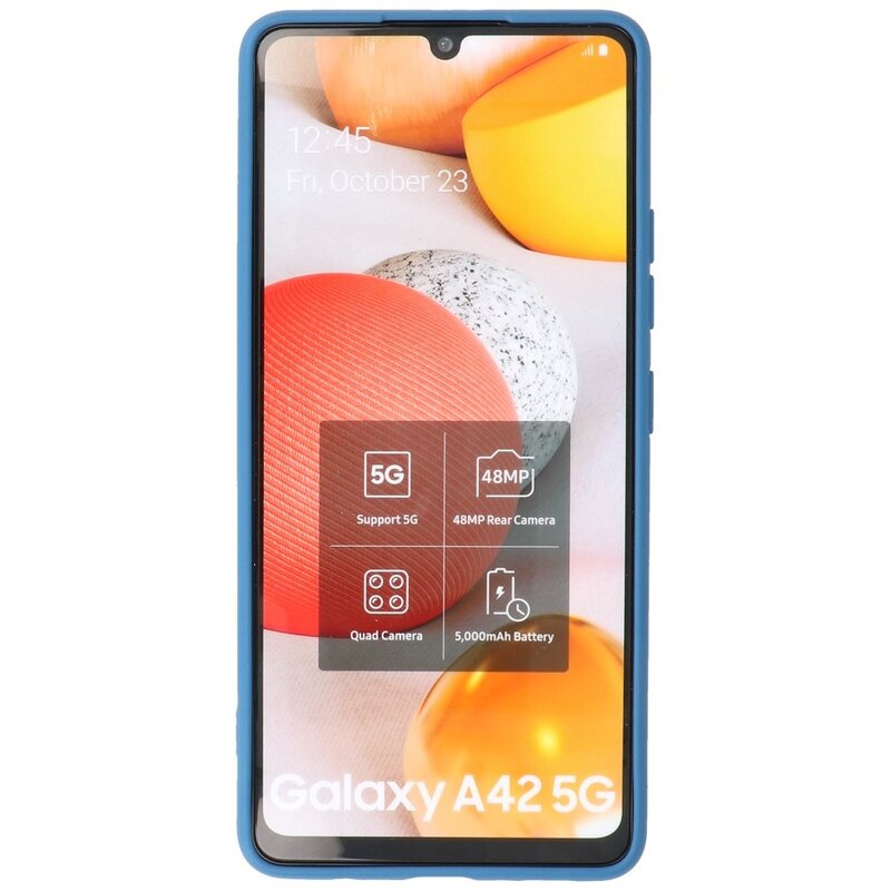 Mode Farbe TPU Fall Samsung Galaxy A42 5G Navy