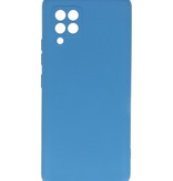 Coque en TPU Fashion Color Samsung Galaxy A42 5G Bleu Marine